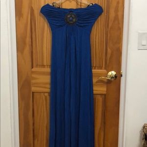 Jeweled maxi dress